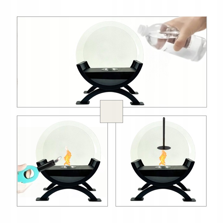 Biokominek wolnostojący podwyższony - obrazek 6