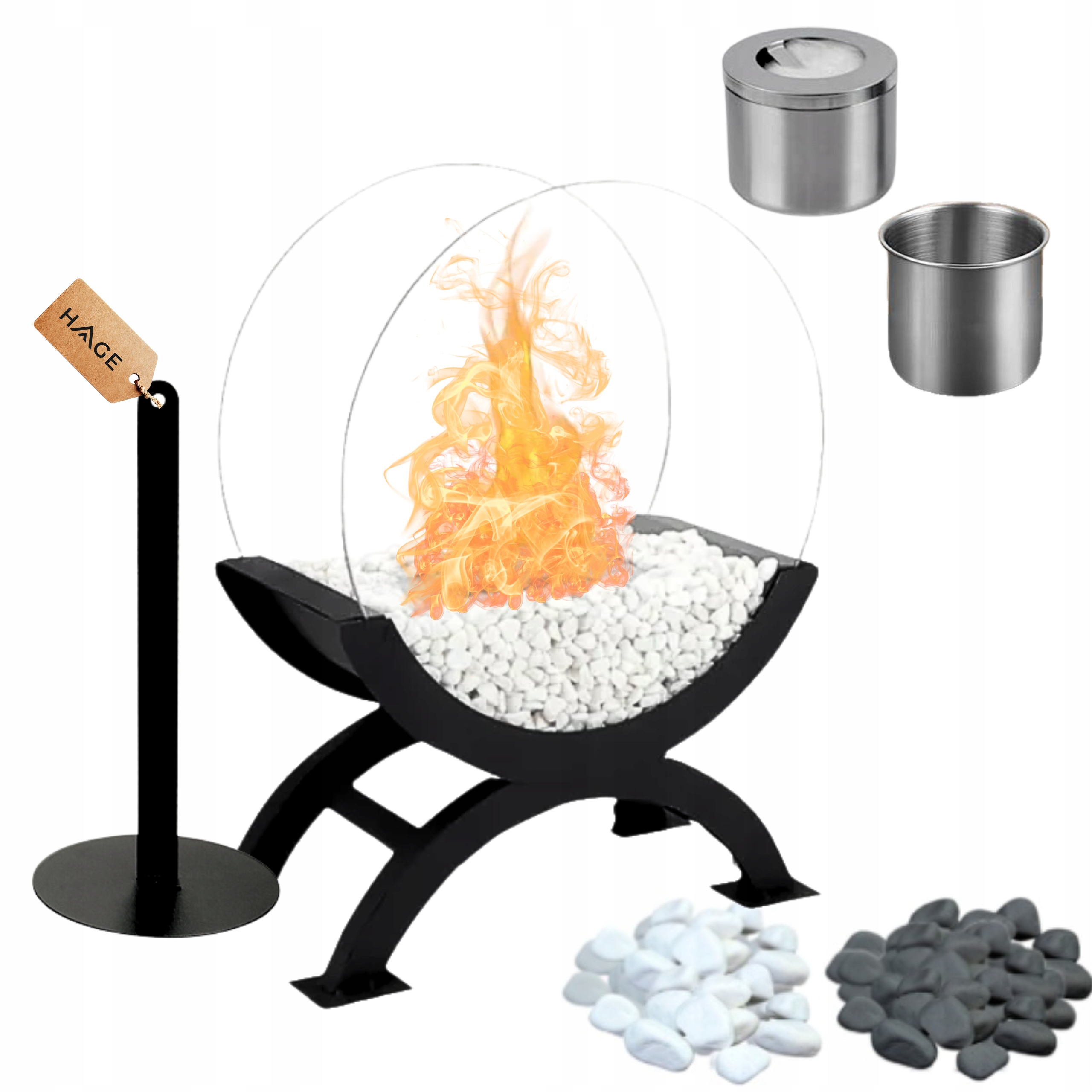 Biokominek wolnostojący podwyższony - obrazek 9