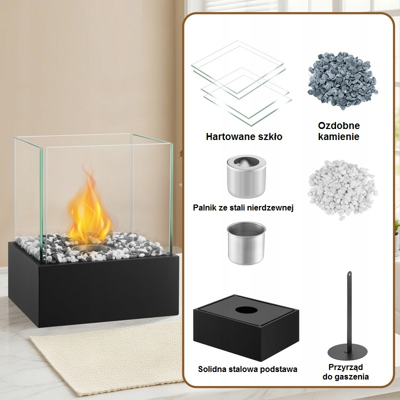 Biokominek wolnostojący gt04 - obrazek 6