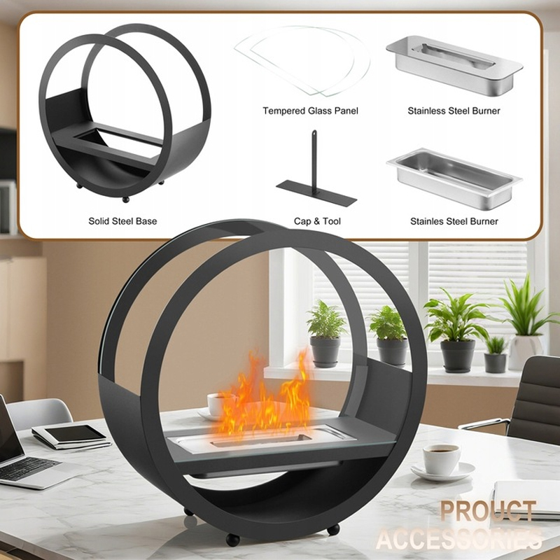 Biokominek wolnostojący gt06 - obrazek 5