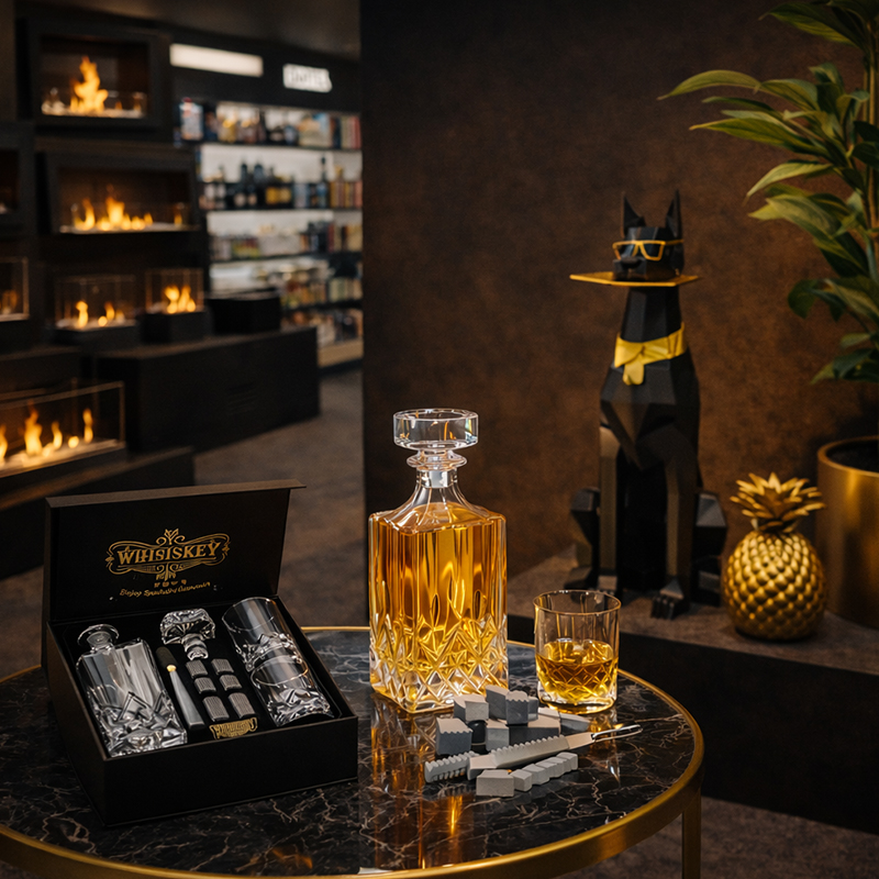 Zestaw do whisky - karafka + akcesoria - obrazek 4